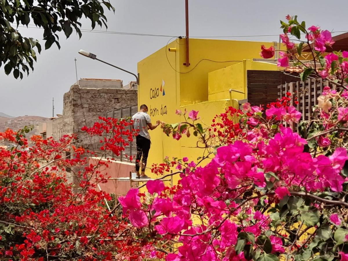 Casa Bom Dia Hotell Mindelo Exteriör bild